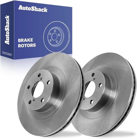 Autoshack Black Hat حفر ودوارات فرامل متداول من طقم استبدال دوار الفرامل الأمامي لـ Scion FR-S Toyota 86 Gr86 Subaru Forester Outback Legacy Impreza Brz Baja XV Crosstrek 2013 WRX AWD PR41409LR in Saudi Arabia