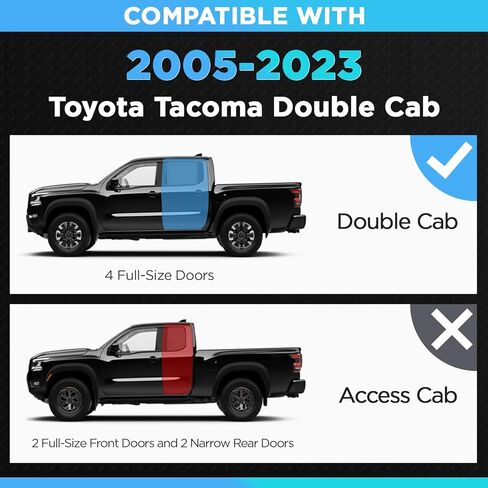 PZ NEW 6 "لوحات تشغيل لعام 2005-2023 Toyota Tacoma Double Cab (4 أبواب بالحجم الكامل) in Kuwait