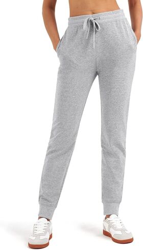 Zylioo Tall Women's Straight Leg Sweatpants 32"/34" Inseam Elastic Waist Casual Pants for Tall with Pockets Open Bottom in Saudi Arabia