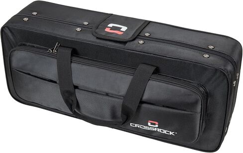 Crossrock Lightweight Foam Case fits Bb Tenor Saxophone-with Removable Shoulder Straps, Storage Compartment & External Pocket-Dark Grey(CRP200TSDG-R) in Saudi Arabia
