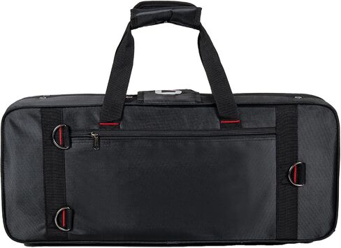 Crossrock Lightweight Foam Case fits Bb Tenor Saxophone-with Removable Shoulder Straps, Storage Compartment & External Pocket-Dark Grey(CRP200TSDG-R) in Saudi Arabia
