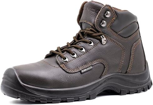 ZANCO MEN'S 6" STEEL TOE ELECTRICAL HAZARD SAFETY WORK BOOTS/HIKING BOOTS in Kuwait