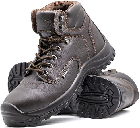 ZANCO MEN'S 6" STEEL TOE ELECTRICAL HAZARD SAFETY WORK BOOTS/HIKING BOOTS in Kuwait