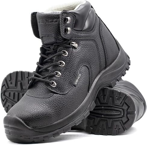 ZANCO MEN'S 6" STEEL TOE ELECTRICAL HAZARD SAFETY WORK BOOTS/HIKING BOOTS in Kuwait