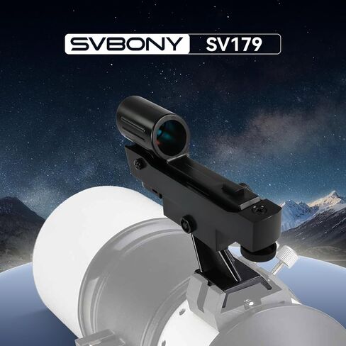 SVBONY Red Dot Finderscope, Star Pointer Compatible for Celestron 80EQ 80DX 90DX SE SLT Astronomical Telescopes, Astronomical Telescope Accessories with Slide-in Bracket in Saudi Arabia