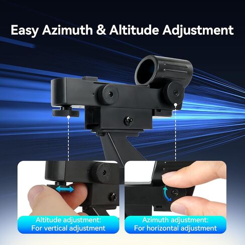 SVBONY Red Dot Finderscope, Star Pointer Compatible for Celestron 80EQ 80DX 90DX SE SLT Astronomical Telescopes, Astronomical Telescope Accessories with Slide-in Bracket in Saudi Arabia