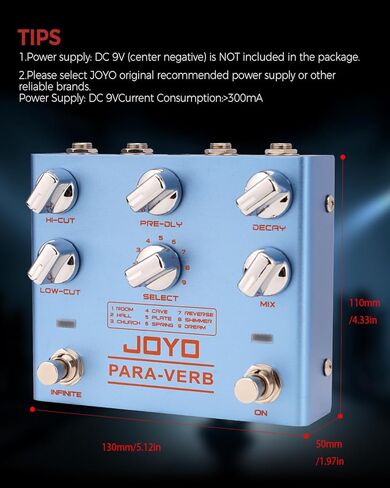 JOYO High Gain Overdrive Effect Pedal Amplifier Simulation Guitar Pedals with Real Amp Head Tone for Electric Guitar (RIGEL PREAMP R-24) in Saudi Arabia