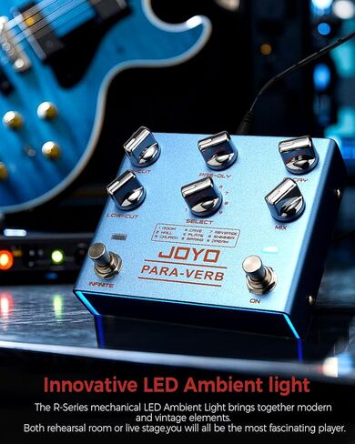 JOYO High Gain Overdrive Effect Pedal Amplifier Simulation Guitar Pedals with Real Amp Head Tone for Electric Guitar (RIGEL PREAMP R-24) in Saudi Arabia