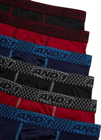 AND1 Men’s Underwear – Performance Compression Boxer Briefs, Functional Fly (6 Pack) in Kuwait