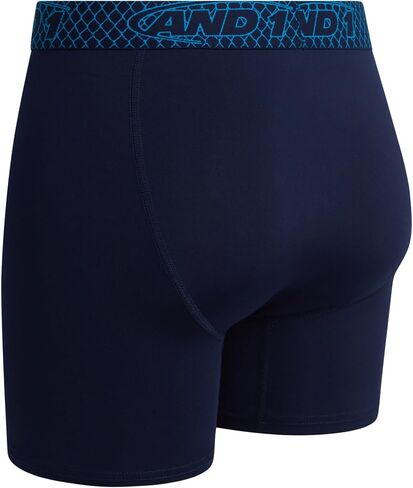 AND1 Men’s Underwear – Performance Compression Boxer Briefs, Functional Fly (6 Pack) in Kuwait