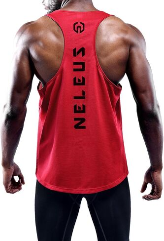 NELEUS Men's 3 Pack Workout Running Tank Top Sleeveless Gym Athletic Shirts in Saudi Arabia