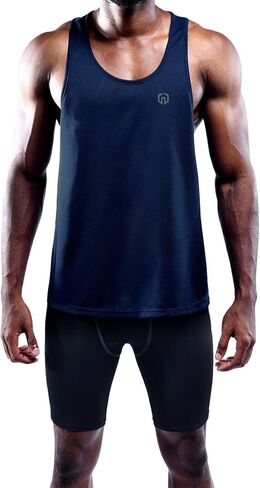 NELEUS Men's 3 Pack Workout Running Tank Top Sleeveless Gym Athletic Shirts in Saudi Arabia