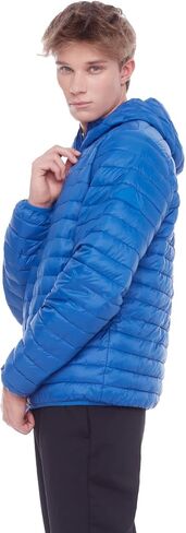 Alpine North Men’s Vegan Down Packable Puffer - Lightweight, Weather-Resistant Jacket with Hood For Men with Carry Bag in Saudi Arabia