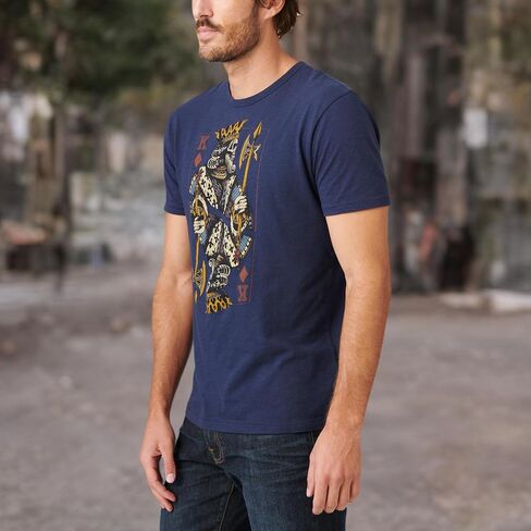 Lucky Brand Men's King of Diamonds Tee in Saudi Arabia