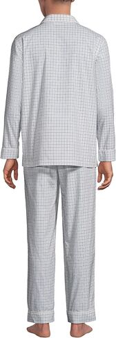 Lands' End Men's Long Sleeve Essential Pajama Set in Saudi Arabia