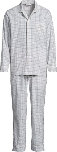 Lands' End Men's Long Sleeve Essential Pajama Set in Saudi Arabia