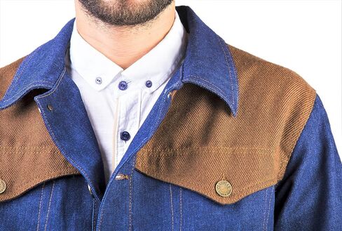 Alpaca Denim Jacket for Men. Only Denim with Alpaca Jacket worldwide! 100% Peruvian Alpaca. US size chart for a great fit! in Saudi Arabia