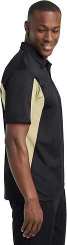 SPORT-TEK Men's Side Blocked Micropique Sport Wick Polo in Saudi Arabia
