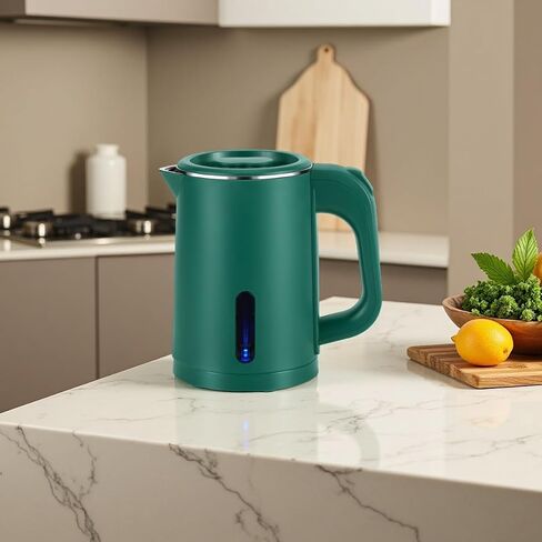 0.8L Small Travel Electric Tea Coffee Kettle | 600W Rapid Boil,Double Wall,Auto Shut-Off,Boil Dry Protection,Hot Water Boiler in Kuwait