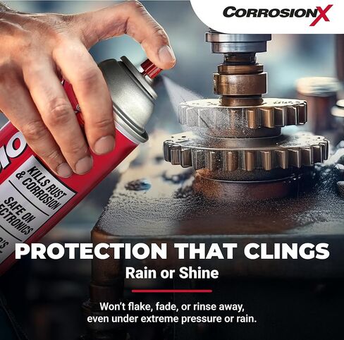 CorrosionX Corrosion Technologies 90102 (16 oz aerosol) – Multi-Purpose Lubricant, Penetrant, Rust and Corrosion Preventative | Industrial Strength | Marine Grade | Cleans Lubricates Protects in Saudi Arabia