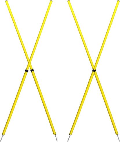 Bluedot Trading Soccer Agility Training Poles, Fixed or Adjustable (4,6,8pc-set) in Saudi Arabia