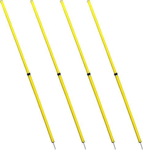 Bluedot Trading Soccer Agility Training Poles, Fixed or Adjustable (4,6,8pc-set) in Saudi Arabia