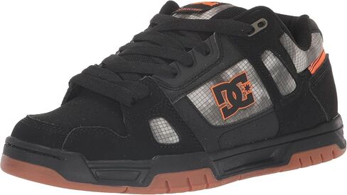 DC Men's Stag Skate Shoe, Black/CAMO Print, 6.5 in Saudi Arabia