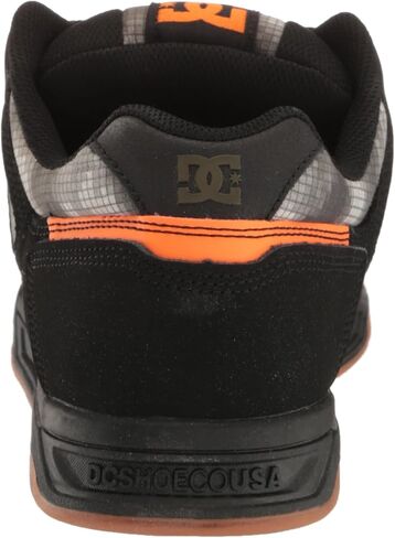 DC Men's Stag Skate Shoe, Black/CAMO Print, 6.5 in Saudi Arabia