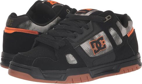DC Men's Stag Skate Shoe, Black/CAMO Print, 6.5 in Saudi Arabia