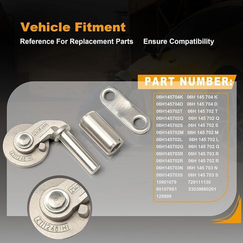 11657636425 Turbo Wastegate Rattle Flapper Rebuild Kit 3.0T متوافق مع BMW N55 530i 535i 640i 740i 740Li F10 F07 F11 F12 F13 F06 F01 F02 F03 F04 11657583908 11654575479 11652470369 in Kuwait