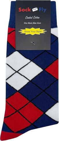 Red Argyle Socks in Saudi Arabia