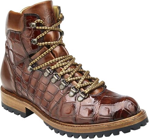 Belvedere Damian Peanut Genuine Alligator and Italian Calf Boots in Kuwait