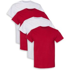 JustBlanks - Short Sleeve Shirt for Men Soft Cotton Lightweight Solid Plain T Shirts for Men Crewneck Tee Shirt in Kuwait