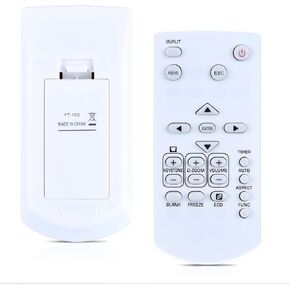 YT-150 Projector Remote Control Replaced for Casio YT-130 YT-131, YT-141, YT-150, YT-161, XJ-A142, XJ-A147, XJ-A242, XJ-A247, XJ-A252, XJ-V1, XJ-V100W, XJ-V10X, XJ-V110W, XJ-V2 Projectors in Kuwait