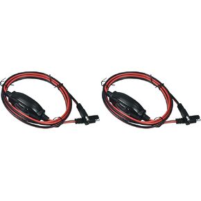 كابل تمديد FILSHU SAE 16 AWG سلك تسخير 12 فولت - 24 فولت تيار مستمر SAE إلى كابل SAE مع مفتاح تشغيل/إيقاف توصيل سريع/فصل كابل عمل سريع للدراجات النارية والسيارات والألواح الشمسية لمقطورة المخيم (30 سم/1 قدم) in Kuwait