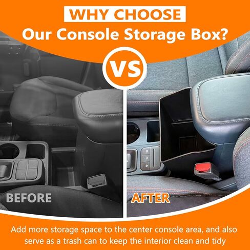 TOPINSTALL Center Console Coin Holder Compatible with 2022-2025 Ford Maverick Accessories, Console Flip-Top Coin Storage Box, Maverick Console Organizer ABS Plastic Insert Accessories in Saudi Arabia