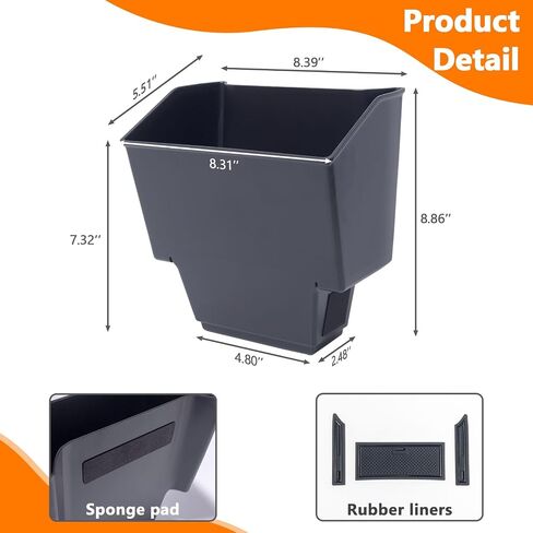 TOPINSTALL Center Console Coin Holder Compatible with 2022-2025 Ford Maverick Accessories, Console Flip-Top Coin Storage Box, Maverick Console Organizer ABS Plastic Insert Accessories in Saudi Arabia