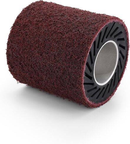 CS Unitec | 42011 | PTX Fleece - Nonwoven Sleeve. 180 Grit, 3-1/2" Diameter x 4" Width, Pack of 4 - Made in Germany in Kuwait