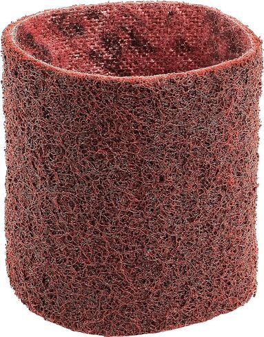CS Unitec | 42011 | PTX Fleece - Nonwoven Sleeve. 180 Grit, 3-1/2" Diameter x 4" Width, Pack of 4 - Made in Germany in Kuwait