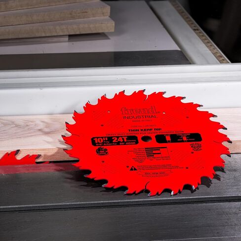 Freud LU87R010: 10" Thin Kerf Rip Blade | With Premium TiCo Hi-Density Carbide Ripping Blend for Maximum Performance, Heavy-Duty For Underpowered Saws. LU87R010 in Kuwait