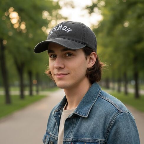 Embroidered Baseball Cap for Women & Men – Vintage Cotton Dad Hat, Adjustable Trucker Hat with Fun Sayings in Kuwait