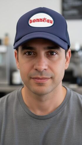 قبعة بيسبول لينكولن هوك بونو باللون الأزرق الداكن - قبعة فيلم مصارعة الذراع في الثمانينيات - ملابس يومية وأزياء - هدية قابلة للتعديل in Kuwait