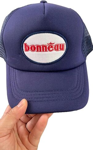 قبعة بيسبول لينكولن هوك بونو باللون الأزرق الداكن - قبعة فيلم مصارعة الذراع في الثمانينيات - ملابس يومية وأزياء - هدية قابلة للتعديل in Kuwait