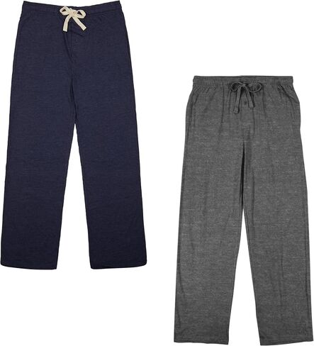 Bioworld Men's 4pk Graphite Heather & Black Sleep Pajama Pants-XL in Saudi Arabia