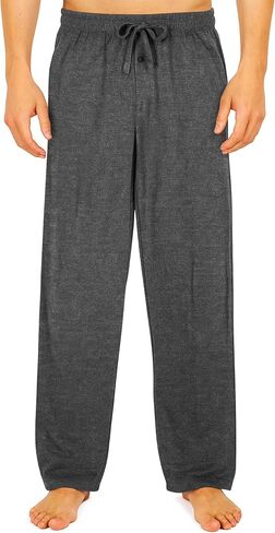 Bioworld Men's 4pk Graphite Heather & Black Sleep Pajama Pants-XL in Saudi Arabia