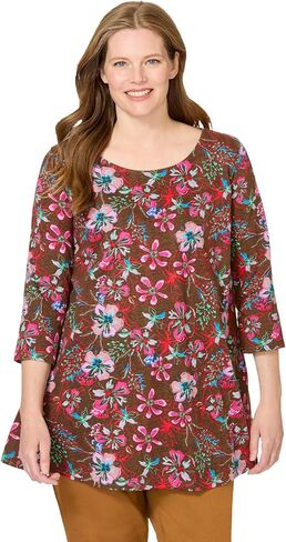 Woman Within Plus Size 2-Pocket Swing Tunic in Saudi Arabia