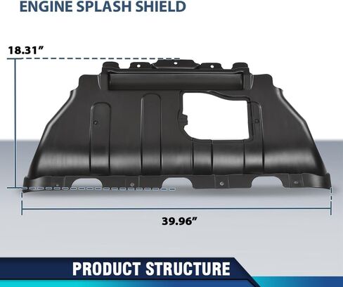 PIT66 Front Engine Splash Shield Guard متوافق مع Tesla Model 3/Y 2017-2023 in Kuwait