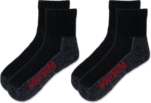 Wolverine Men's 2 Pack Steel Toe Quarter Socks in Saudi Arabia