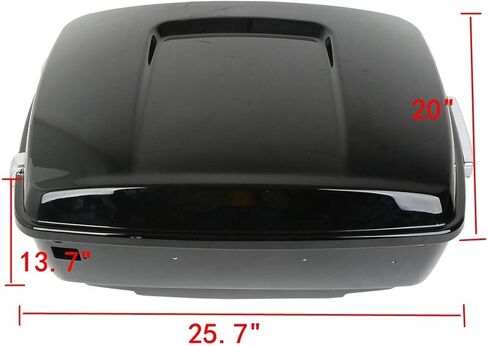 King Tour Trunk Brake 13.7 بوصة الأمتعة King Tour Trunk Trunk W / الفرامل الذيل ضوء مناسب لنماذج Harley Touring Road King Road Glide Street Glide Electra Glide Ultra-Classic 2014-2025 in Saudi Arabia
