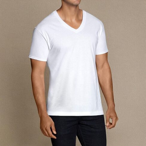 Fruit of the Loom Men's V-Neck Tee (Pack of 5) in Saudi Arabia